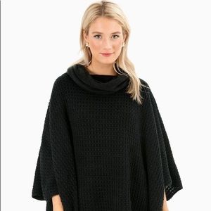 Tuckernuck Kenmare Black Poncho Sweater